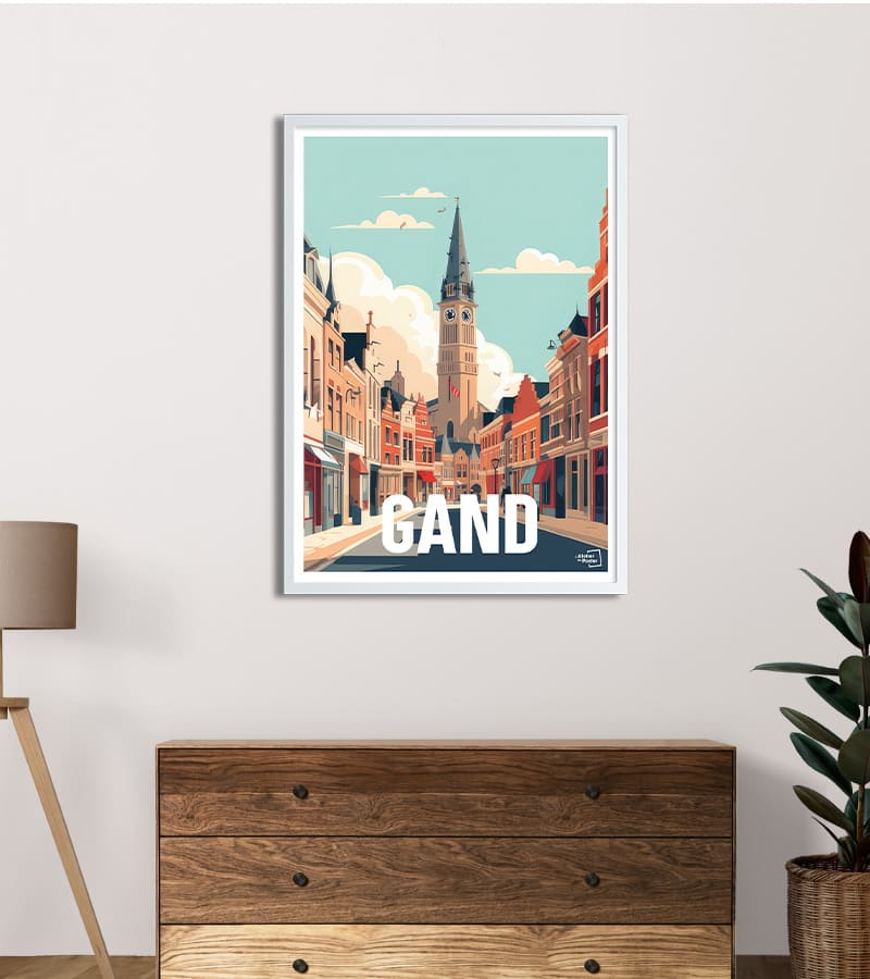 poster Gand - Belgique