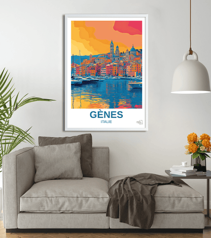 poster Gènes - Italie