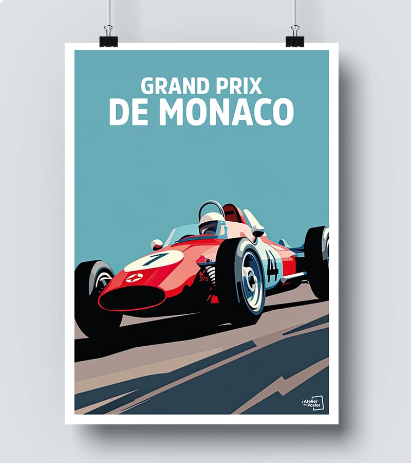 Affiche Grand Prix de Monaco