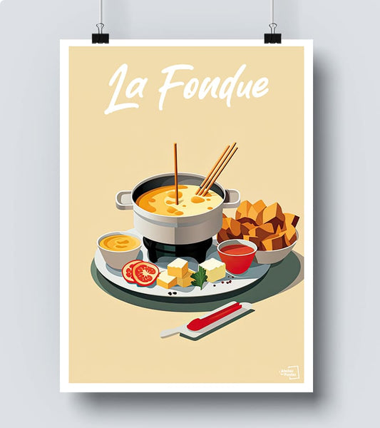 Affiche La Fondue de Savoie