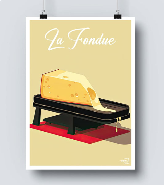 Affiche La Fondue Savoyarde