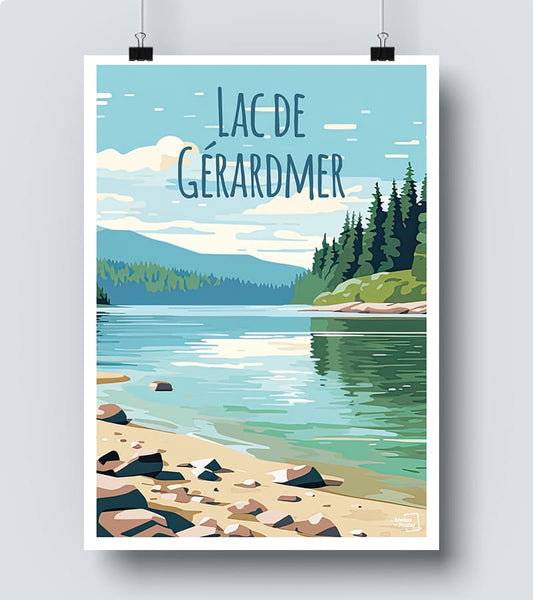Affiche Lac Gérardmer