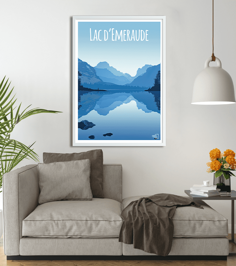 poster Lac d'Emeraude - Canada