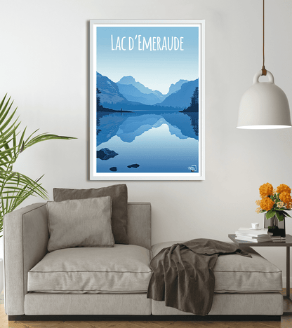 poster Lac d'Emeraude - Canada