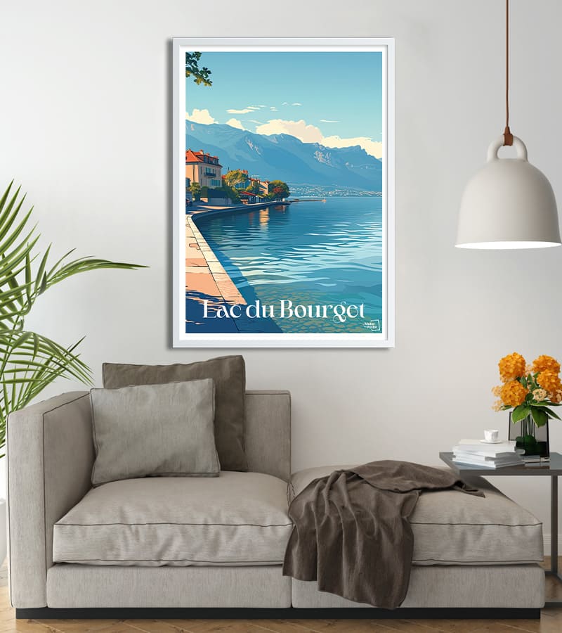 poster lac du bourget