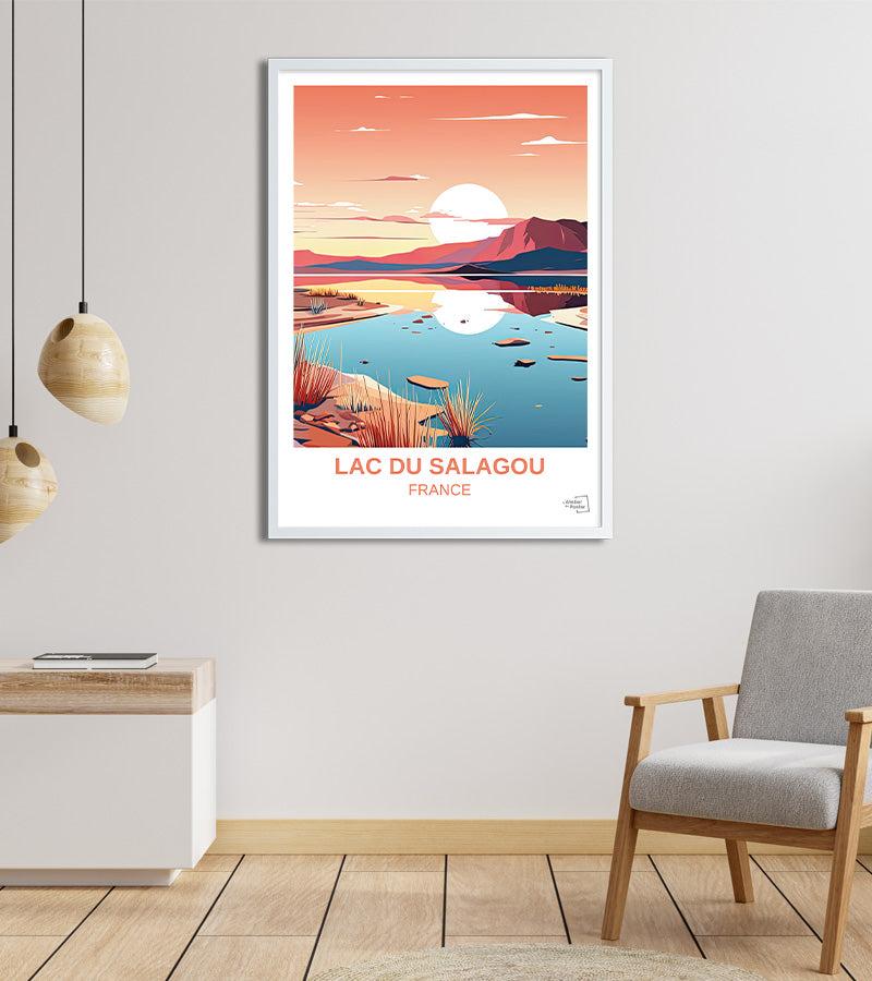 poster Lac du Salagou