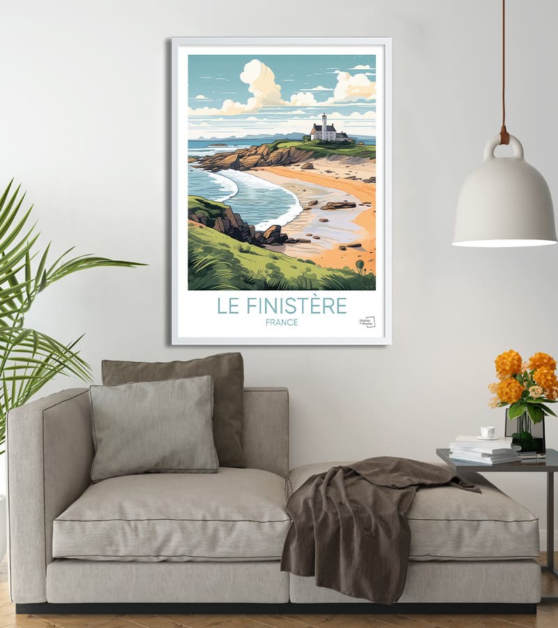 Poster le finistere bretagne