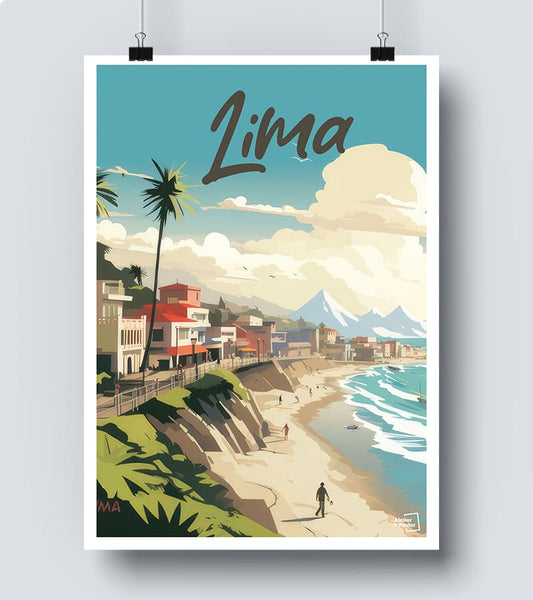 Affiche Lima - Pérou