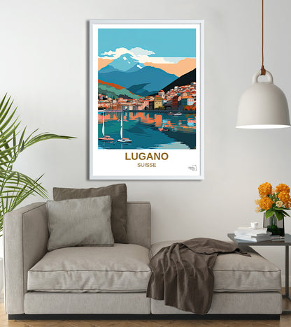 poster Lugano - Suisse