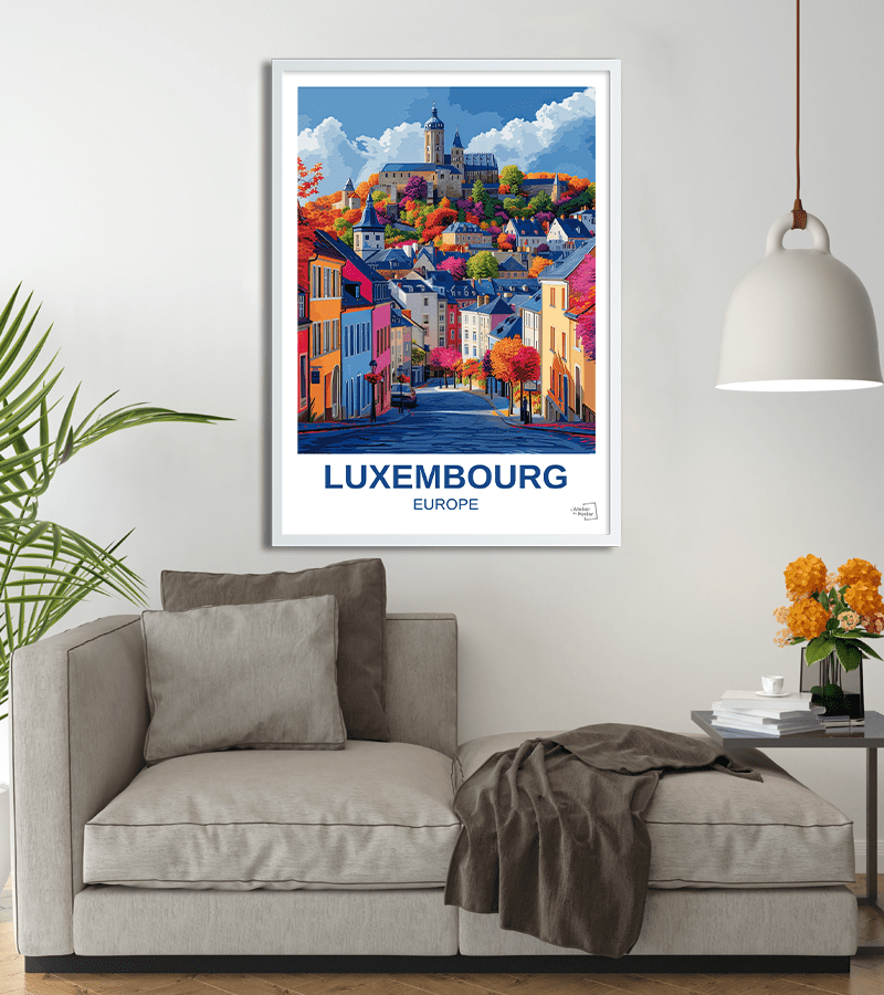 poster Luxembourg Vintage