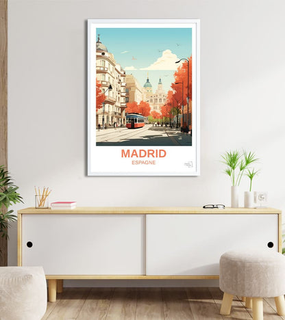 poster Vintage Madrid