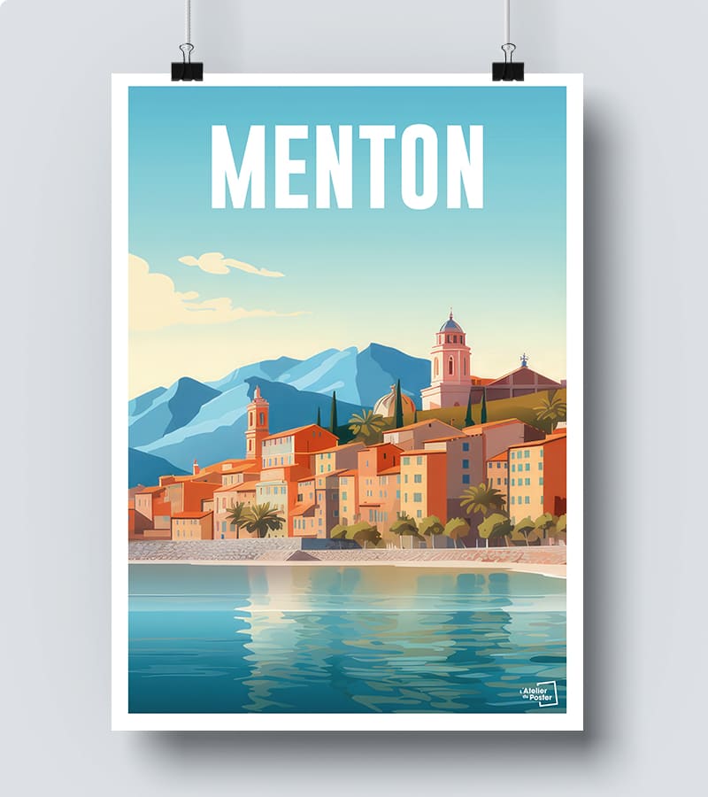 Affiche Menton