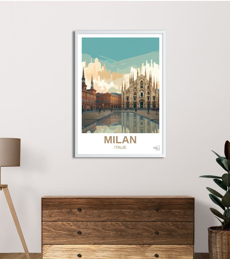Affiche Milan – L'Atelier du Poster