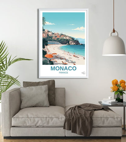 Affiche Vintage Monaco