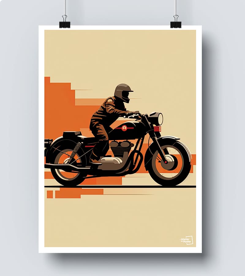 Affiche Moto Club