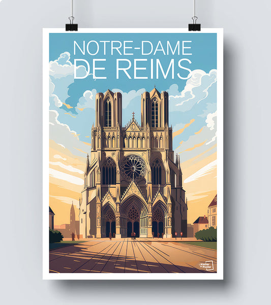 Affiche Notre Dame de Reims