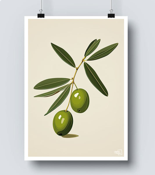 Affiche Olives