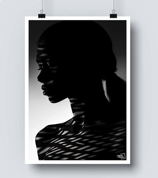 Affiche Ombre Noir et Blanc