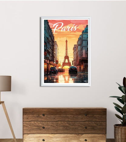 Poster paris Tour eiffel 