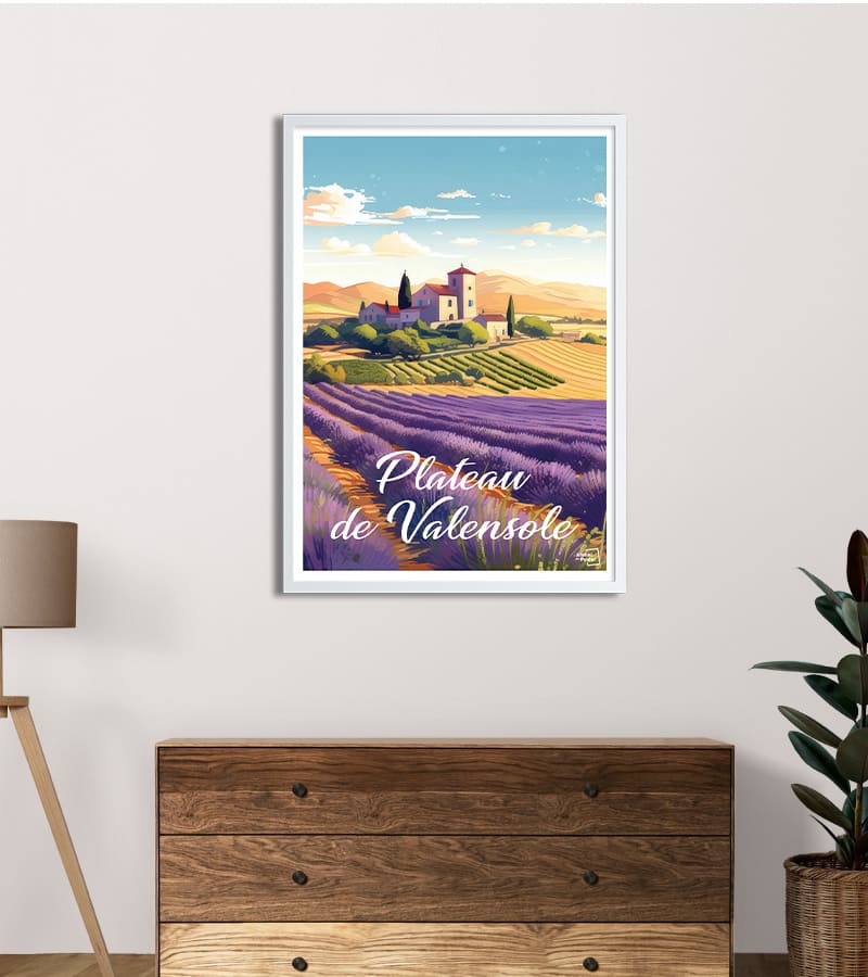 Poster Plateau de Valensole