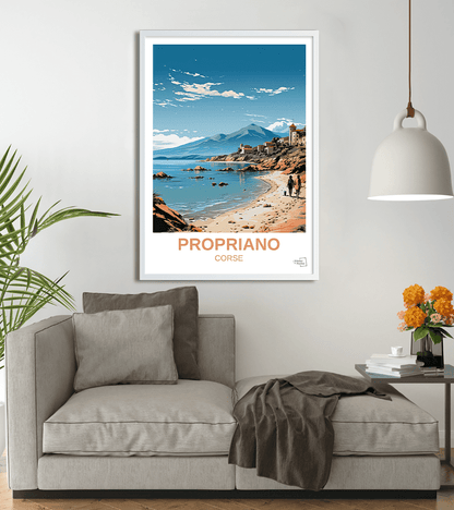 poster Propriano - Corse