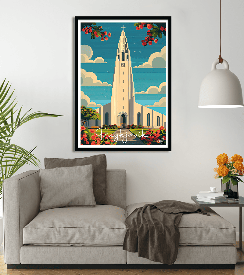poster Reykjavik - Islande