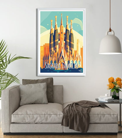 poster Sagrada Familia - Barcelone