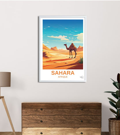 poster  désert du Sahara