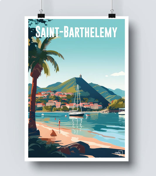 Affiche Saint-Barthelemy