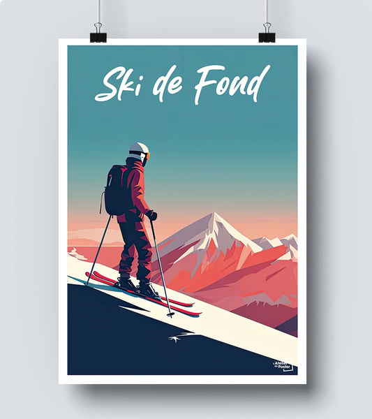 Affiche Ski de fond