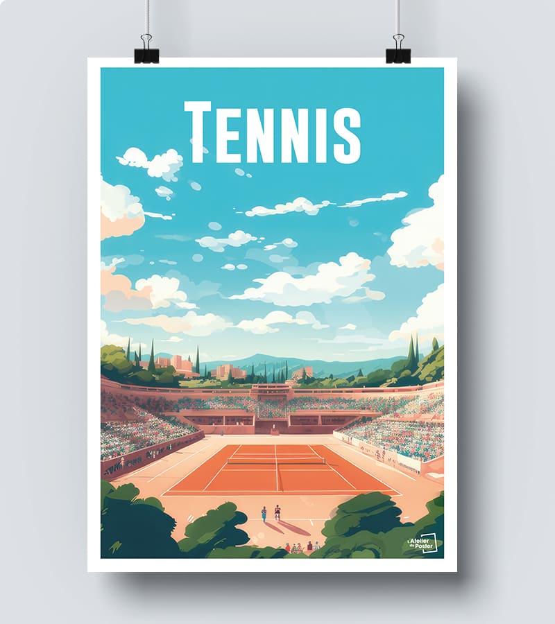 Affiche Tournoi de Tennis