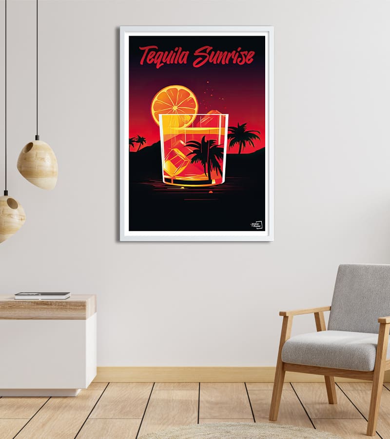 poster Cocktail Tequila Sunrise