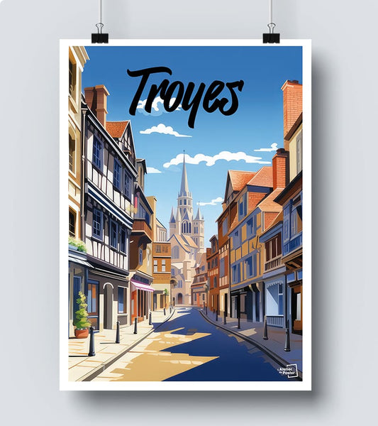Affiche Troyes