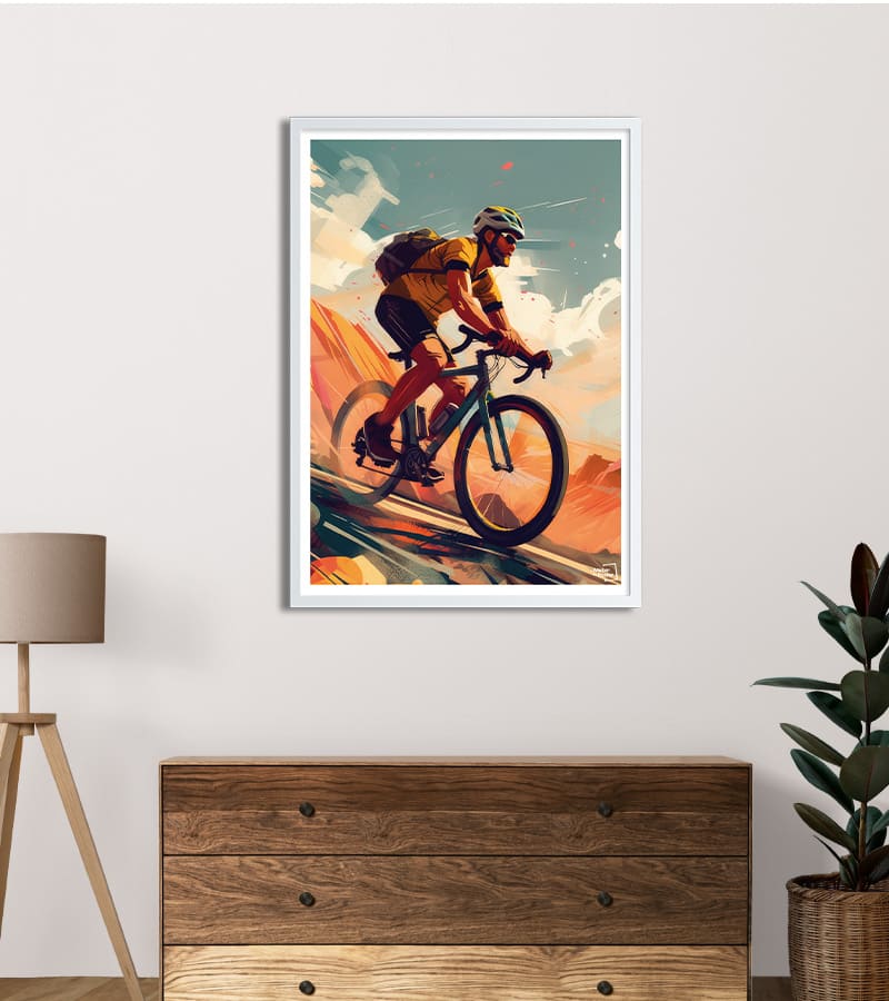poster BMX VTT Vélo de Montagne