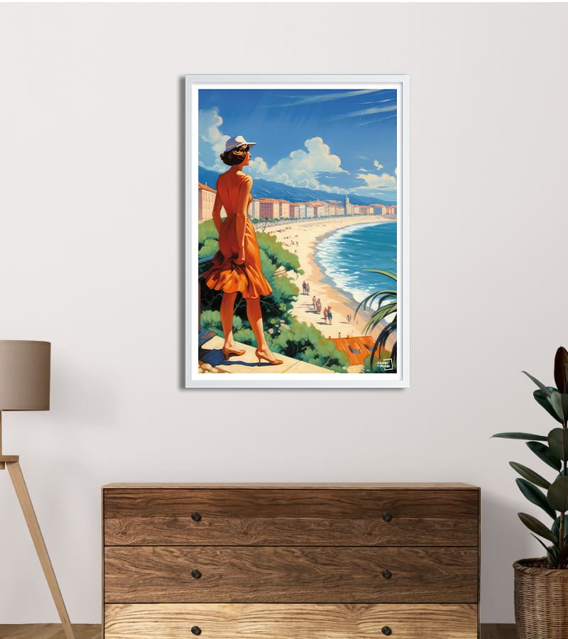 poster Bord de Mer Vintage