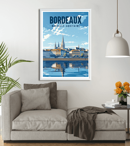 poster vintage Bordeaux