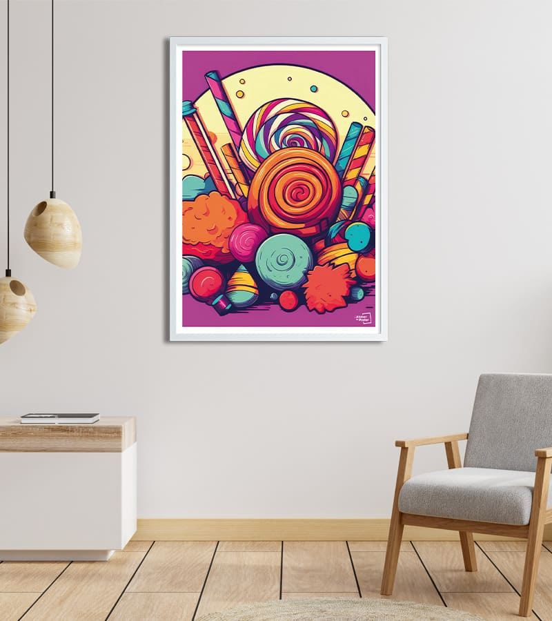 poster Bonbon - Pop Art