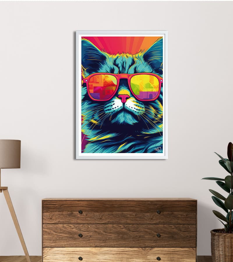 poster Cool Cat - Pop Art