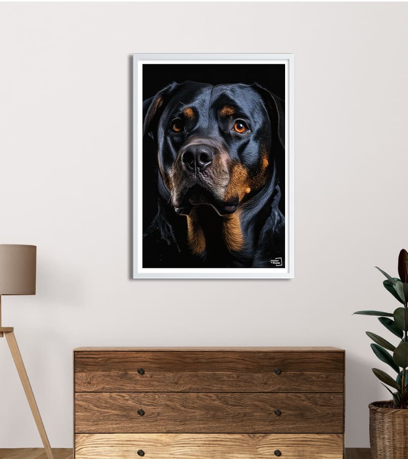 poster Chien Rottweiler - Photographie