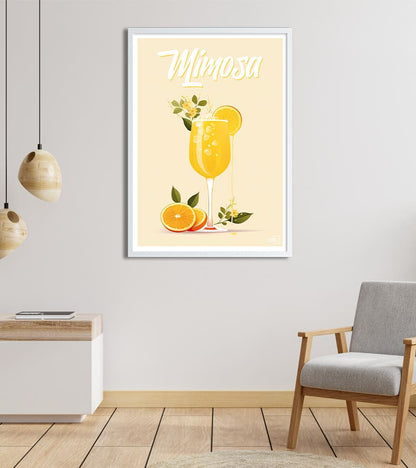 poster Cocktail Mimosa