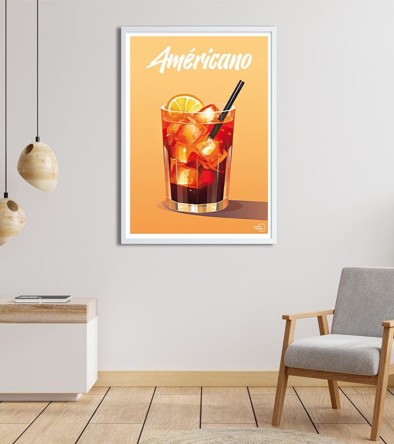 poster Cocktail Americano