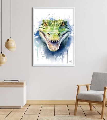 affiche crocodile