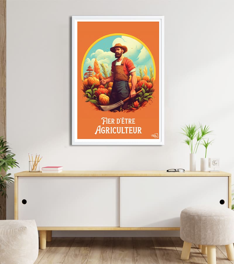 Poster Fier d'être Agriculteur