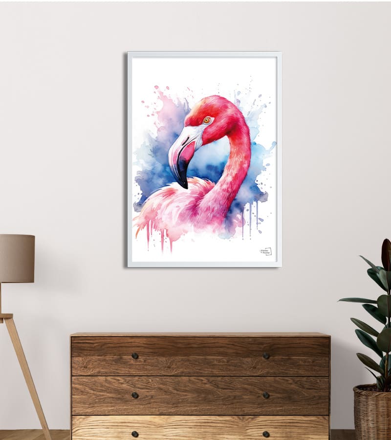 Poster Flamand Rose