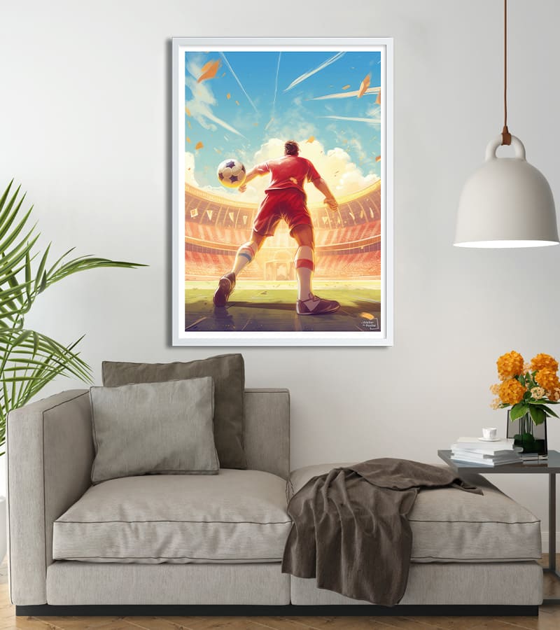 Poster footballeur