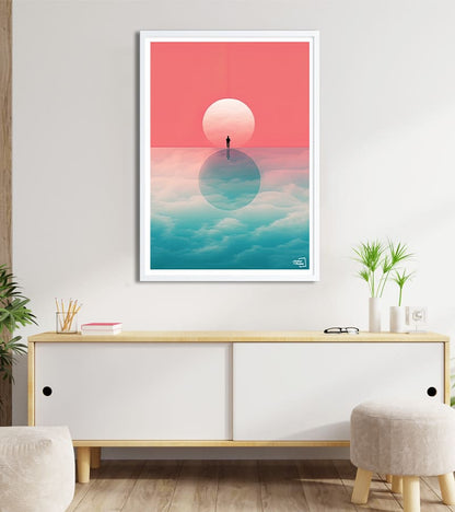 poster sunset Minimaliste