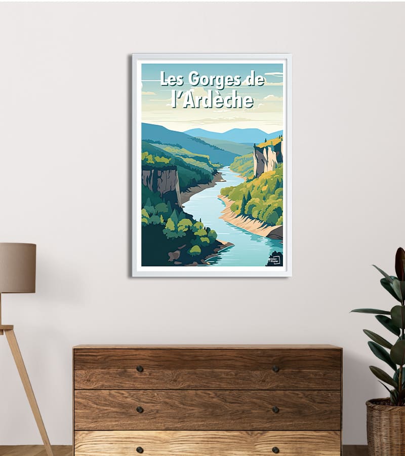 poster Les Gorges de l'Ardèche