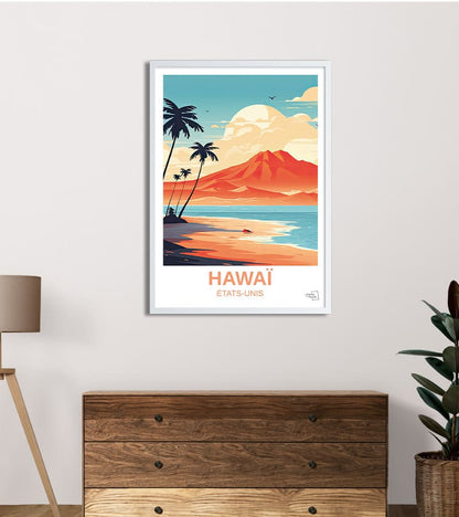 poster vintage Hawai