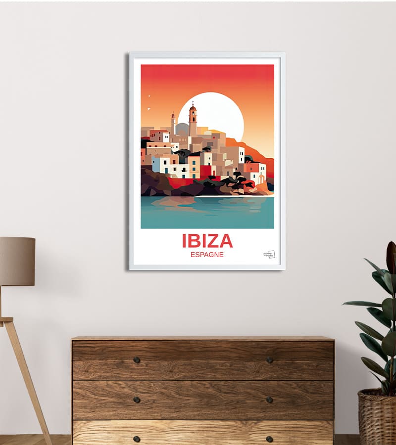 Poster vintage ibiza