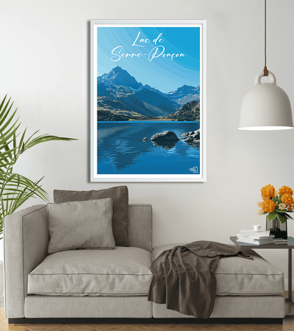 poster Lac de Serre Ponçon